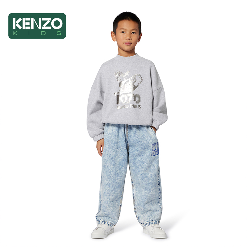 KENZOKIDS童装儿童牛仔长裤