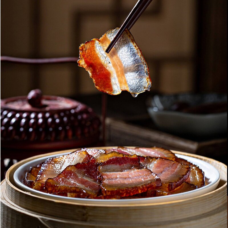 贵州老黔记品质风肉自制五花后腿肉自然风干去除边角料烧皮真空装