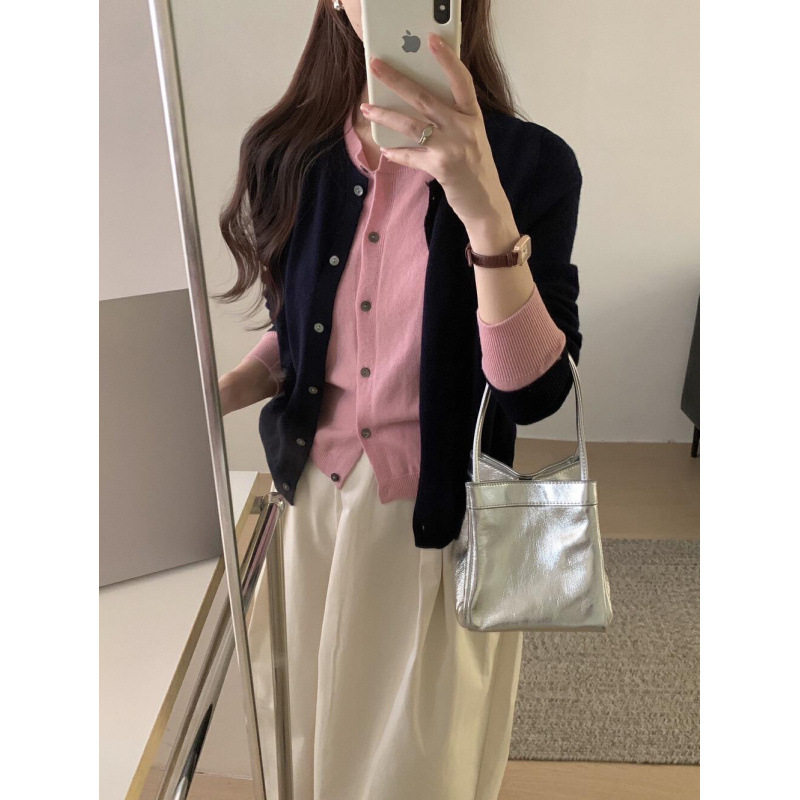 KANING学院风假两件针织