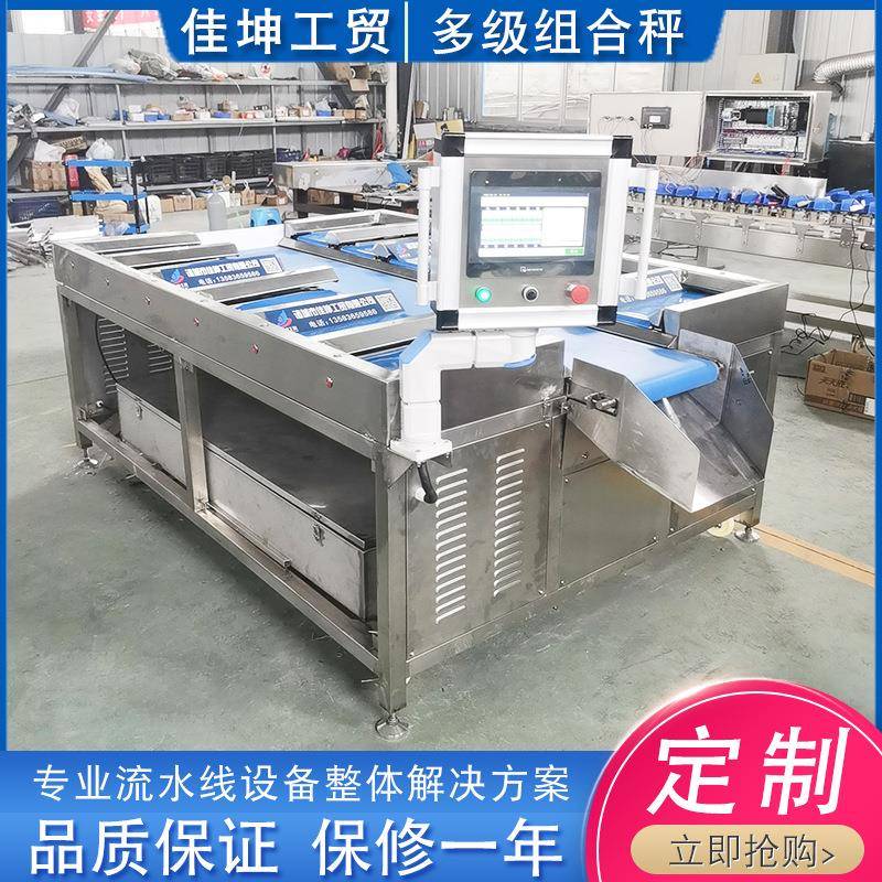 多工位配重组合秤水果用皮带组合秤禽肉类干果类重量分选机