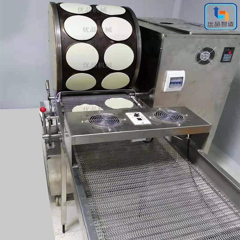 河南全自动春卷皮机家用圆形春卷皮机做春卷皮机器春卷皮机