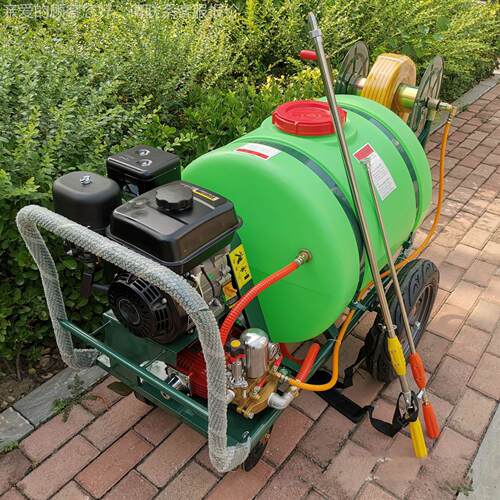 手推式AM-QYPW1 10L00L升电动机打6药喷雾器喷农用汽油雾机汽油打