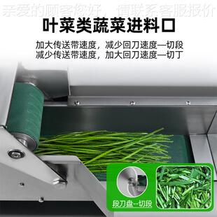 双头切不菜机切段切切片粒304锈钢STSA QW8蔬菜刨机切条丝切片多