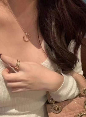 蛇骨贝母项链女原单品质