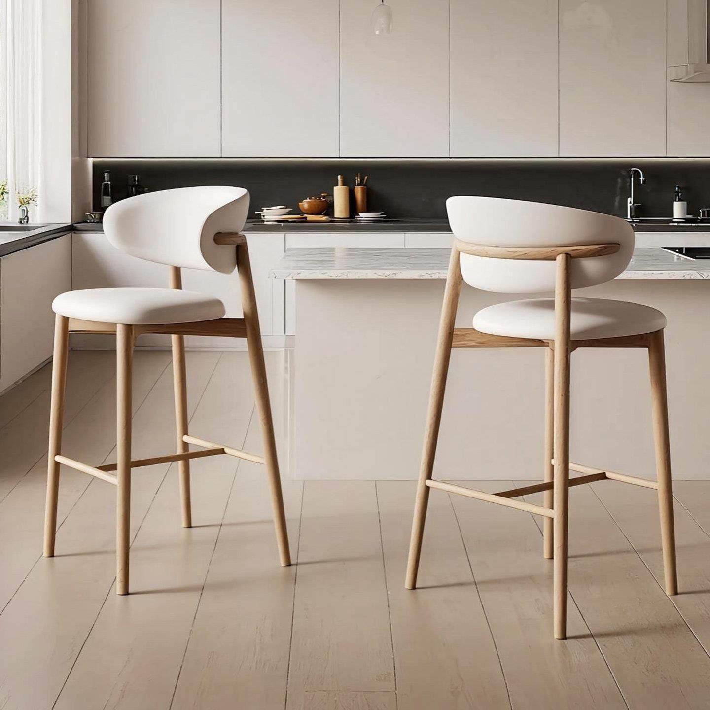 实木酒吧台高脚靠背椅子设计师岛台加高餐椅家用7655CM可定制坐高,住宅家具,餐椅,淘宝优惠券,粉丝福利购,淘宝优惠卷