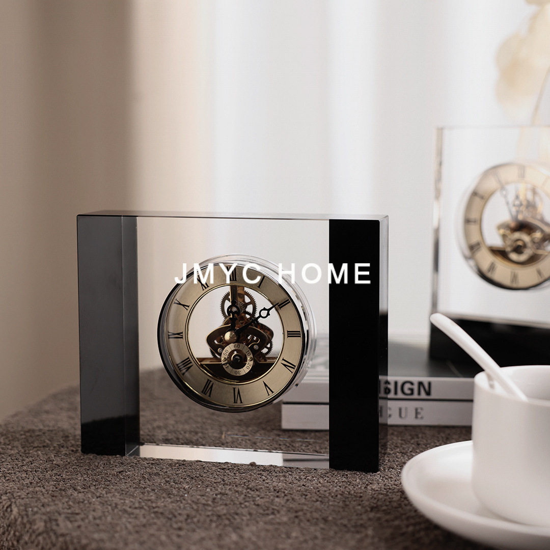 轻奢高级复古时钟座钟摆件电视柜书房柜床头样板间办公室软装饰品,模玩/动漫/周边/娃圈三坑/桌游,文化/体育周边,淘宝优惠券,粉丝福利购,淘宝优惠卷