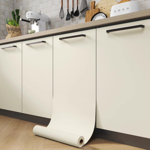 橱柜贴纸自粘翻新改色肤感贴膜厨房柜子柜门防油防水防潮厨柜改造