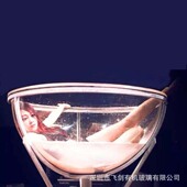 飞剑爆款 1.2米直径高脚杯跳舞池酒吧娱乐表演道具水晶