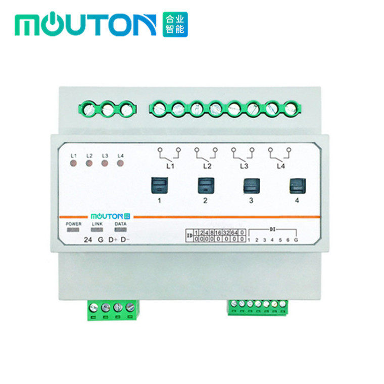 MOUTON智能照明模块4路20A继电器控制大功率控制系统智能控制