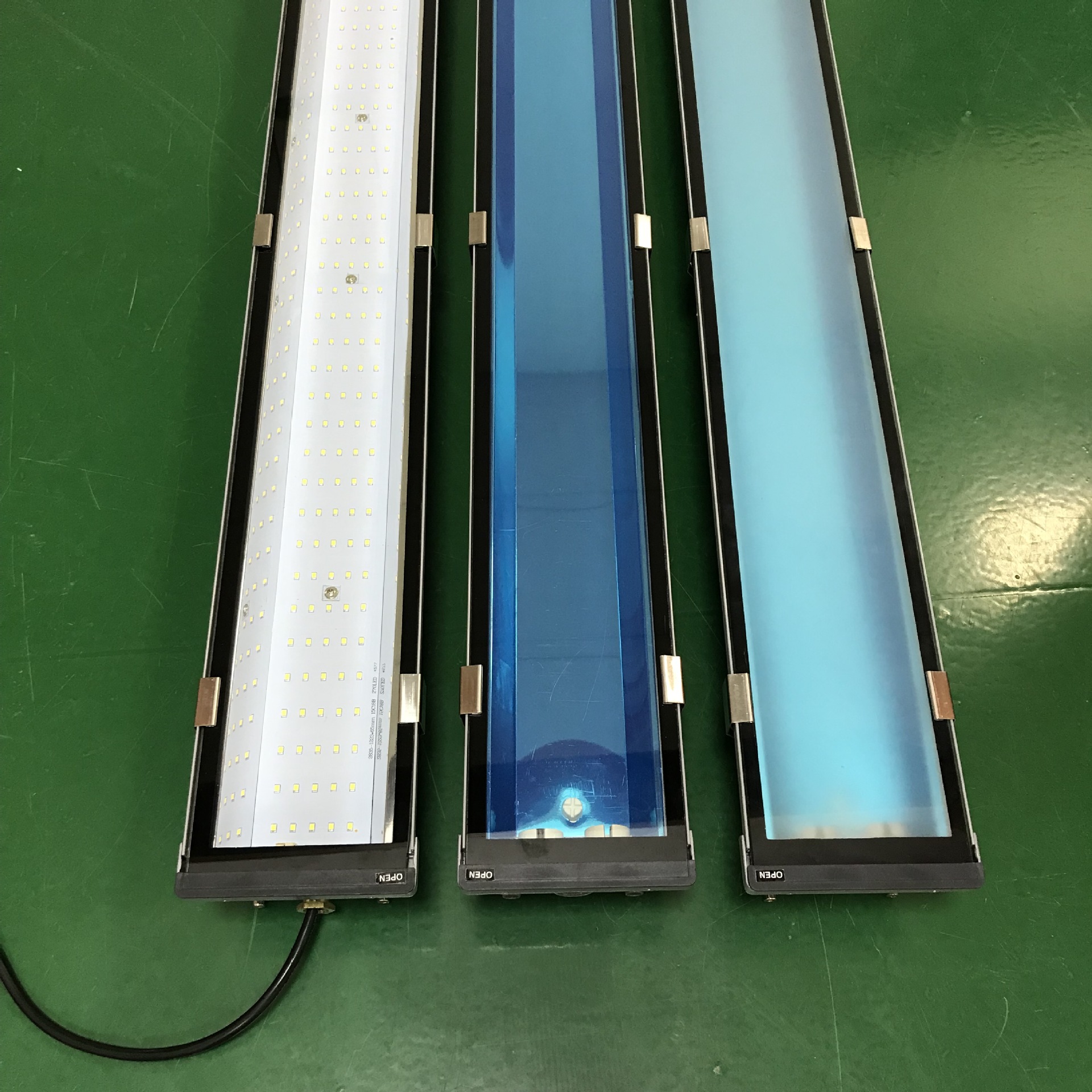 LED三防灯防水防腐防尘单管双管铝合金三防支架灯T8灯管可带应急