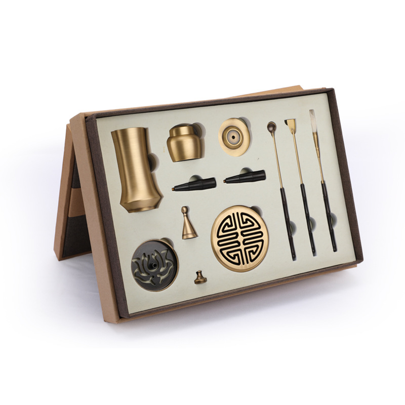 T923木柄香道套装套装/香篆入门学习 沉香打拓 香道培训用品