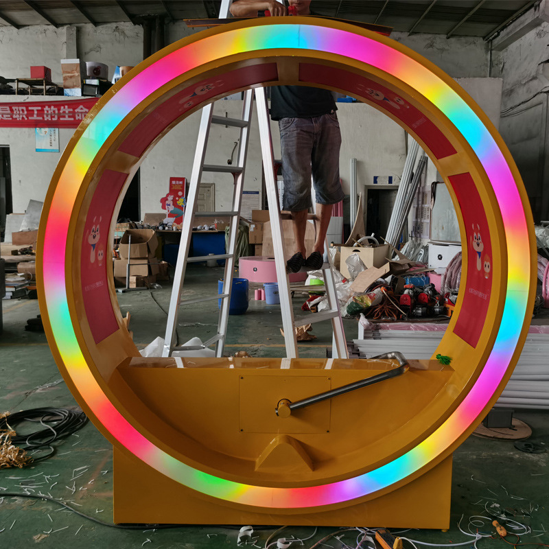 跑步划船机滚轮大型游乐设备互动户外单车动力情侣无网红座椅骑行