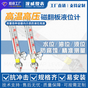高温高压304 316材质磁翻板液位计远传磁翻板液位计电伴热磁翻板