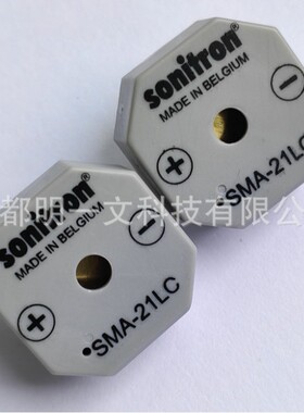 SMA-21LC-P10蜂鸣器91dB通孔 Sonitron安装1.5V直流至15V全新