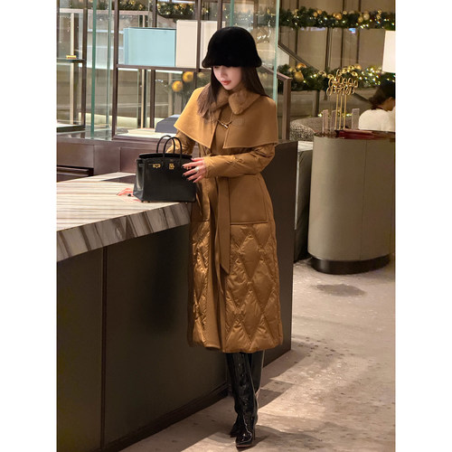 刘熊熊MCMAX轻奢90白鹅绒羽绒服