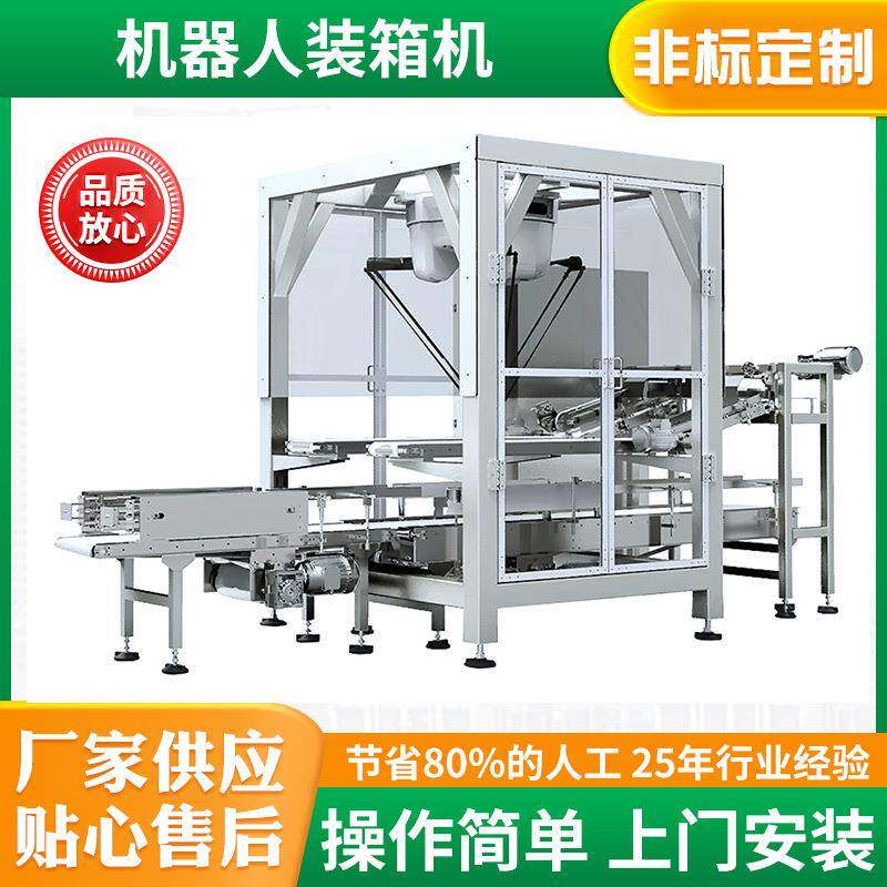 机器人装箱机码垛一体机装箱封箱机药品食品化妆品后道包装线