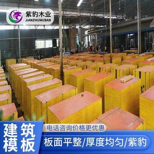 广西松木模板红板厂松木桉木红板46胶合板建筑木模板面板