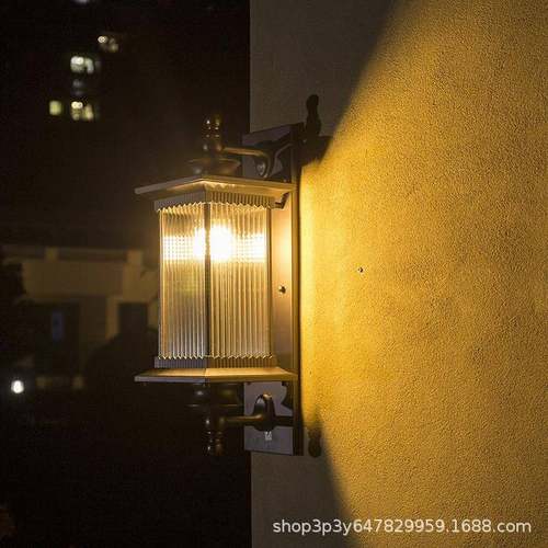 户外壁灯室外防水庭院大门灯花园墙壁灯中式别墅露台LED阳台壁灯