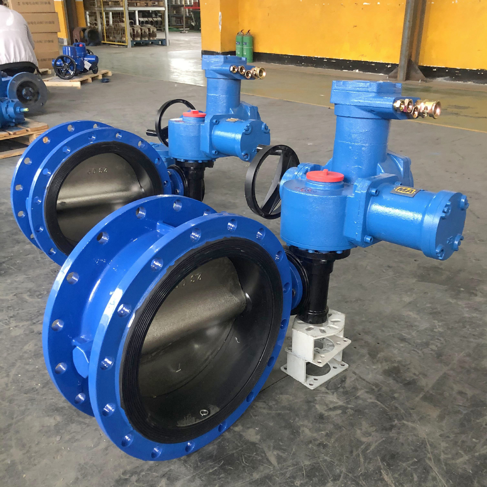 DN250矿用隔爆型电动蝶阀 D9B43H-16C 煤矿井下使用 瓦斯电控阀