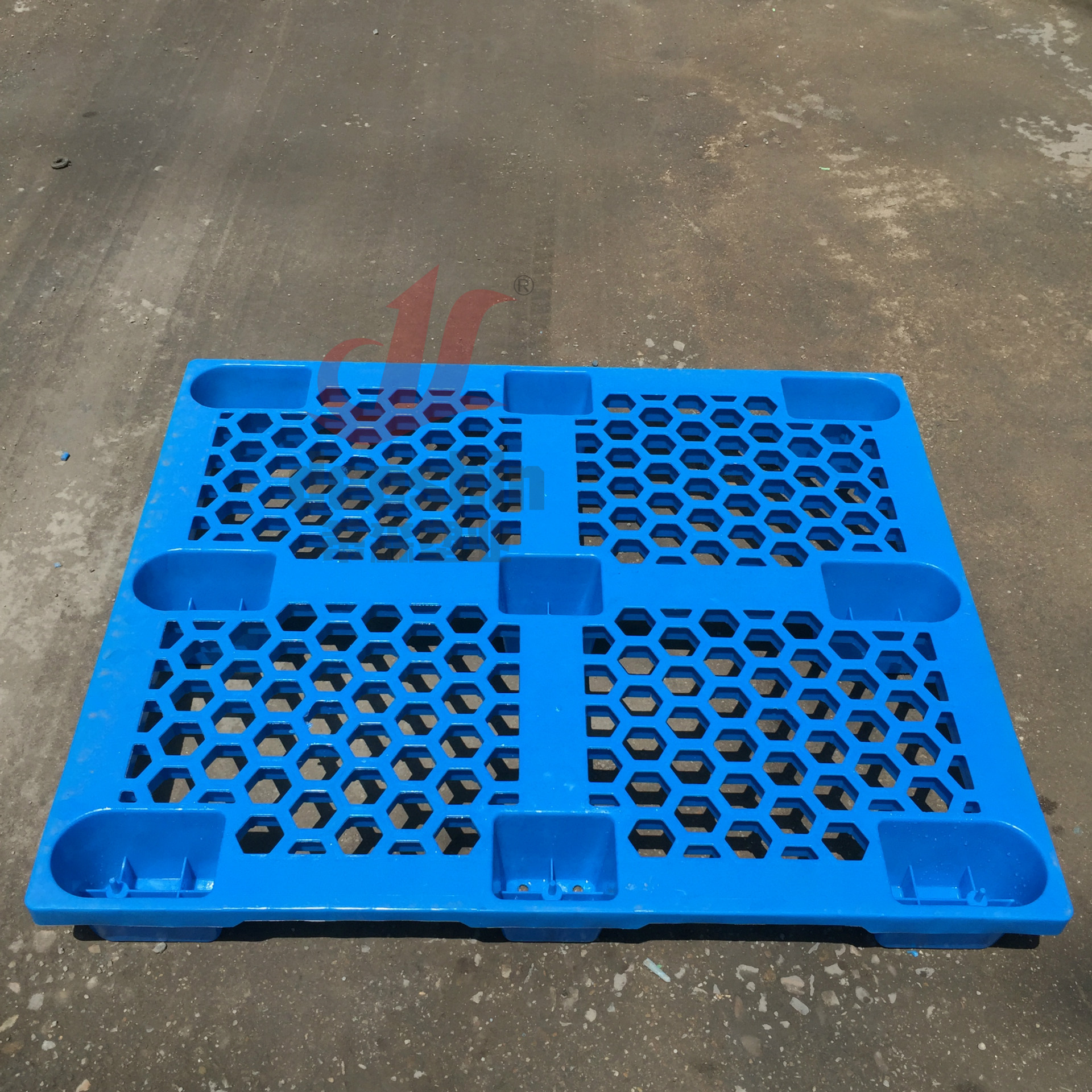 1210网格九脚托盘蜂窝网格地托1.2*1米塑胶栈板物流仓库地台卡板