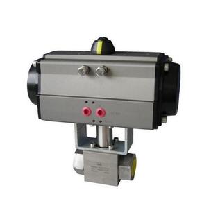 气动高压球阀 不锈钢球阀 锻钢304二通阀体 GT双作用内螺纹焊接式