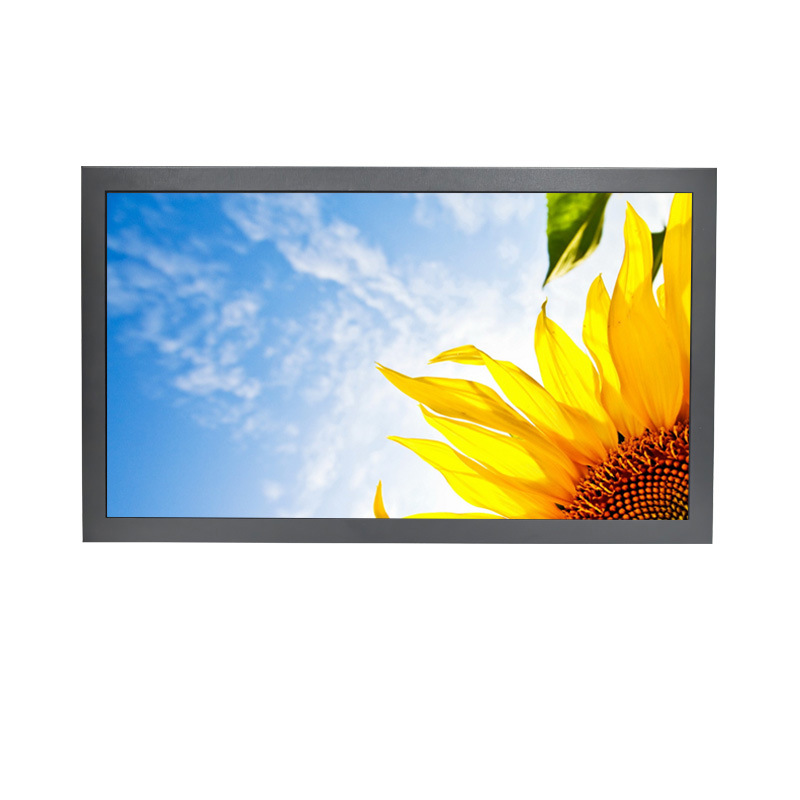 工业级开放式32寸电容触摸显示器 金属壳内嵌入式VGA HDMI触控屏