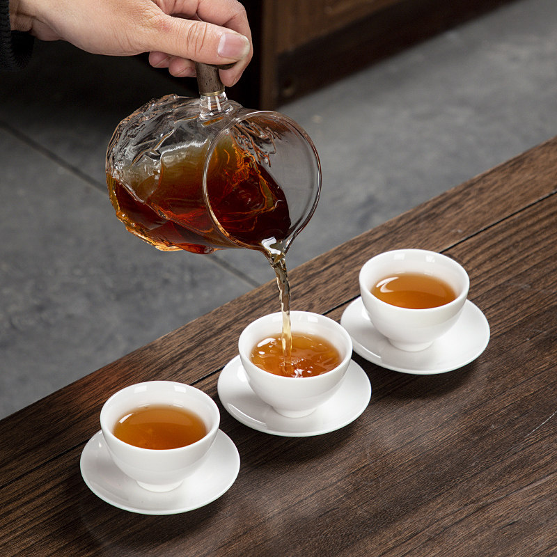 德化羊脂玉白瓷6只装茶杯垫杯托家用功夫茶具陶瓷小茶托茶道配件,餐饮具,茶道/零配,淘宝优惠券,粉丝福利购,淘宝优惠卷