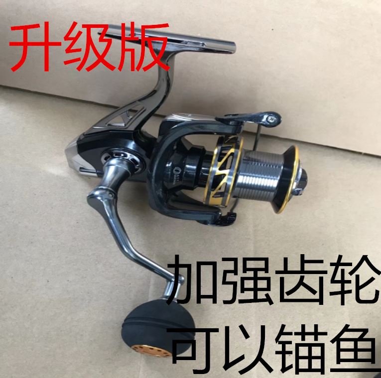 远投轮超大型渔轮全金属8000 9000 10000 鱼线轮远投锚鱼纺车轮