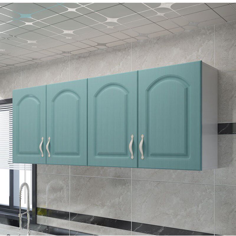 定制实木环保厨房吊柜欧式门阳台墙柜挂柜壁柜储物柜