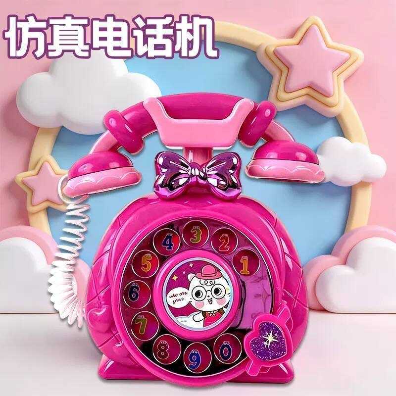 儿童早教仿真复古公主电话机益智