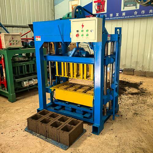 Block Hollow brick machine with speed reduction device maker