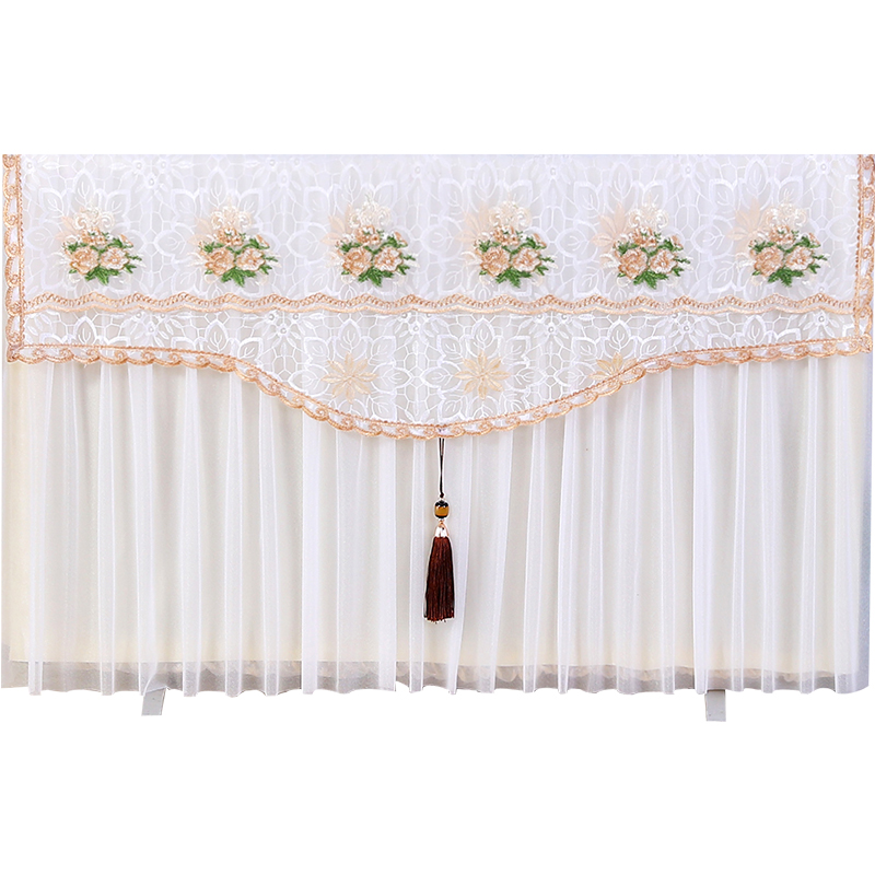 电视机防尘罩套盖布55寸65轻奢壁挂式曲面液晶柜盖巾简约2023新款