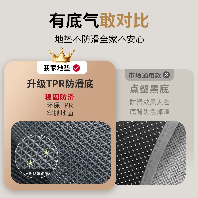 地毯客厅轻奢沙发茶几毯高级感比利时绒卧室地垫床边现代简约耐脏