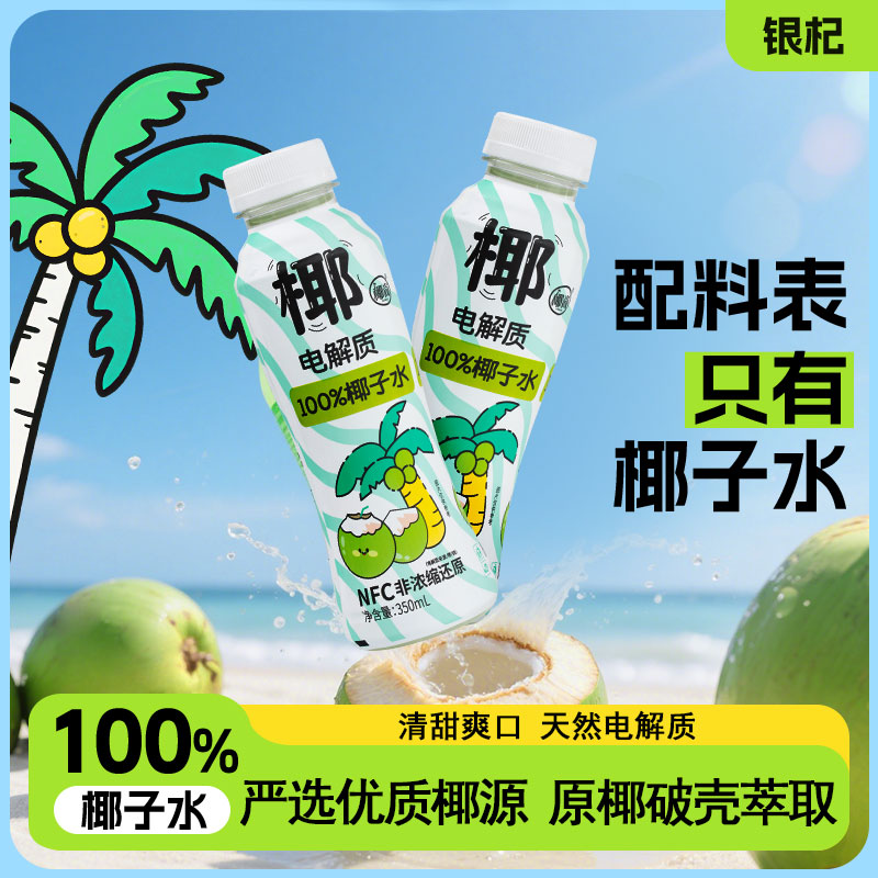 银杞100%椰子水果汁原汁