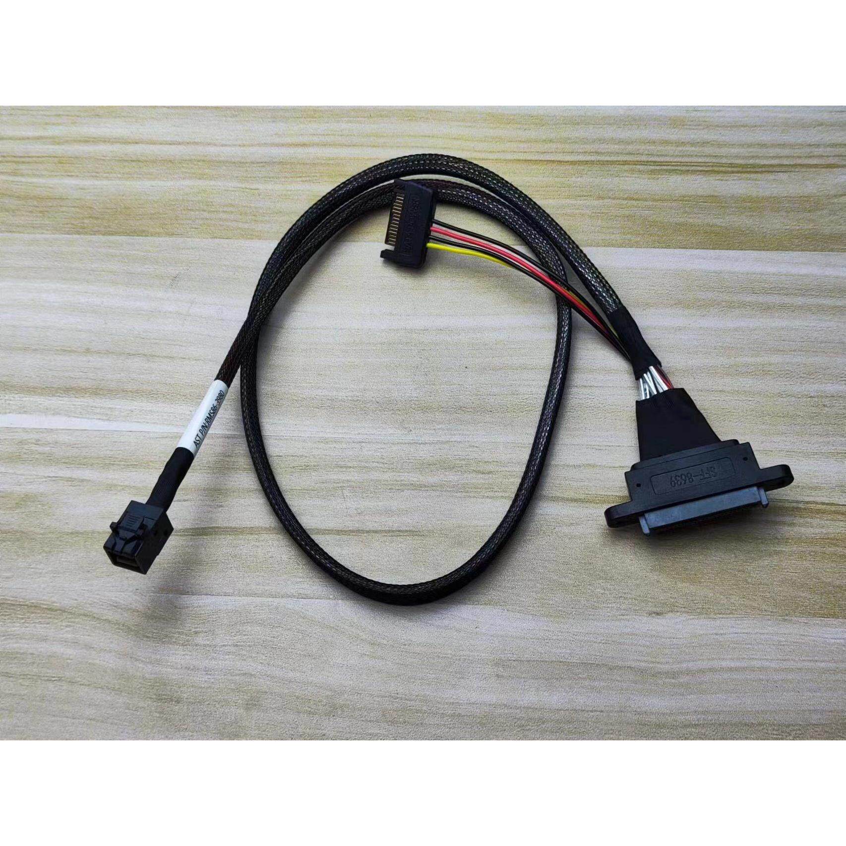SAS HD SFF-8643转U.2  SFF-8639  NVMe U2转接线SSD硬盘数据线