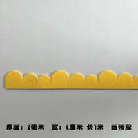Kindergarten and school blackboard decorative edge strips, environmental arrangement columns, felt cultural walls, bulletin board flower border lines thumbnail 4