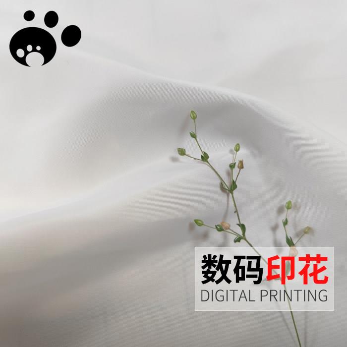 样卡207#200D加捻高密防水仿记忆无弹平纹本白羽绒夹克印花面料
