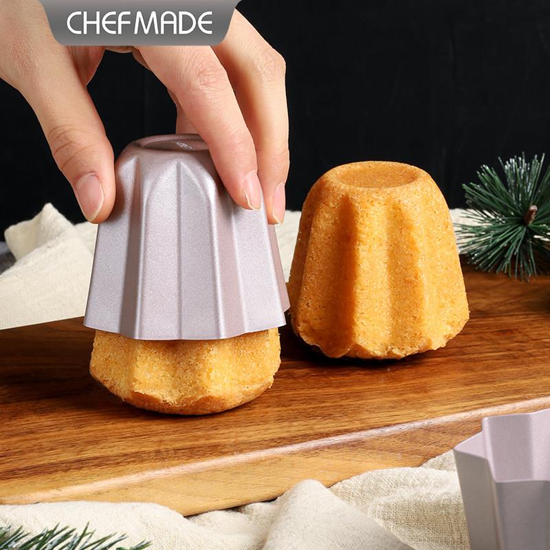 CHEFMADE学厨潘多洛八角形面包模布丁厨房蛋糕烘焙可露丽套装工具