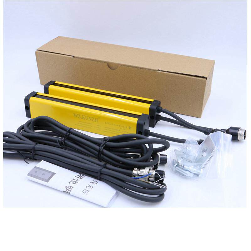 坤展KUNZHAN安全光栅光幕传感器保护器LSL18-4J-4J/LSL18-4F-4J
