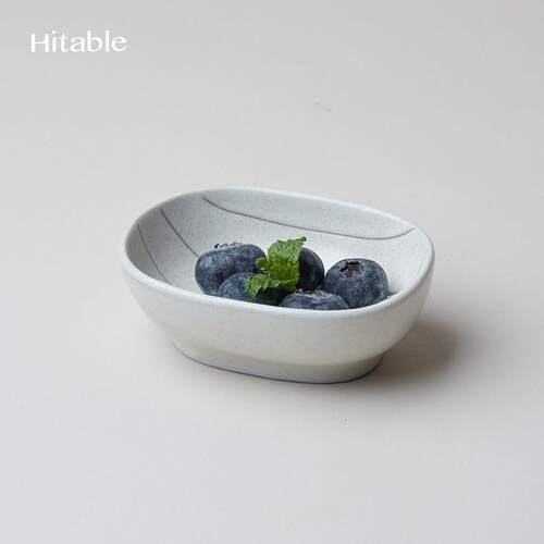Hitable随笔味碟陶瓷不规则复古蘸料日常小菜碟黄油碟餐厅油碟