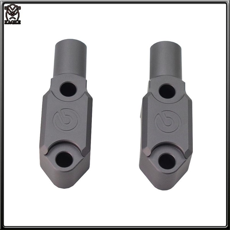 适用KTM 390 790 890 Duke改装 左右后视镜底座 镜座固定支架镜码