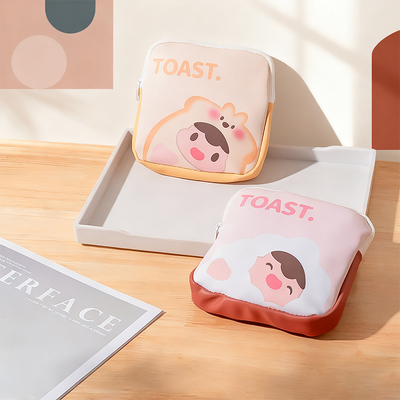 卡通便携随身小号化妆包PU防水