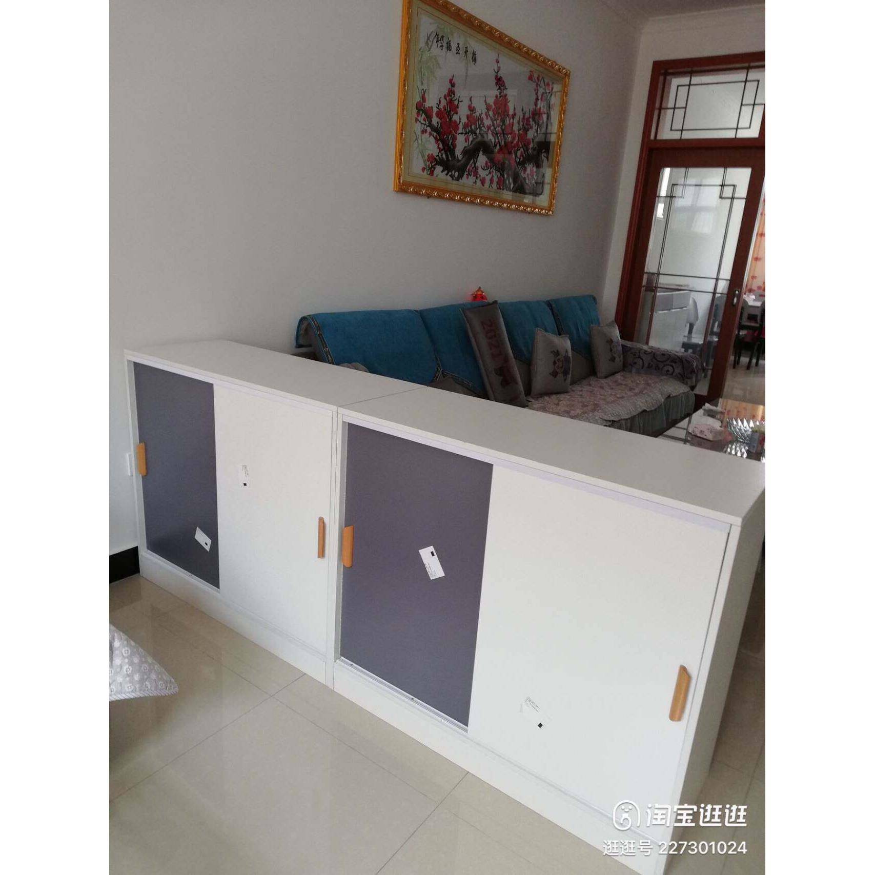 定做移门柜储物柜阳台柜杂物柜鞋柜推拉门衣柜地柜可坐