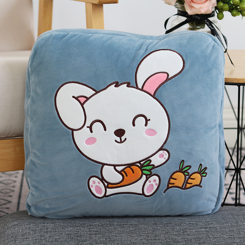 可折叠空调被抱枕被子两用汽车靠枕多功能午休车用枕头毯子二合一