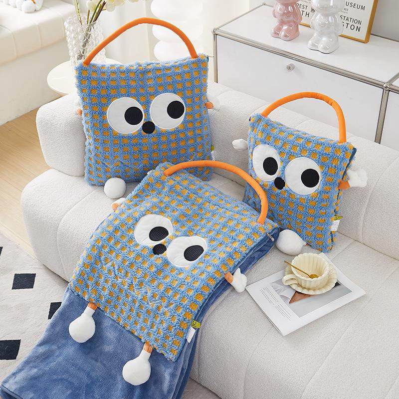 羊羔绒提花抱枕被办公室午睡法兰绒靠枕毯子靠垫两用空调抱枕被子,居家布艺,抱枕被,淘宝优惠券,粉丝福利购,淘宝优惠卷