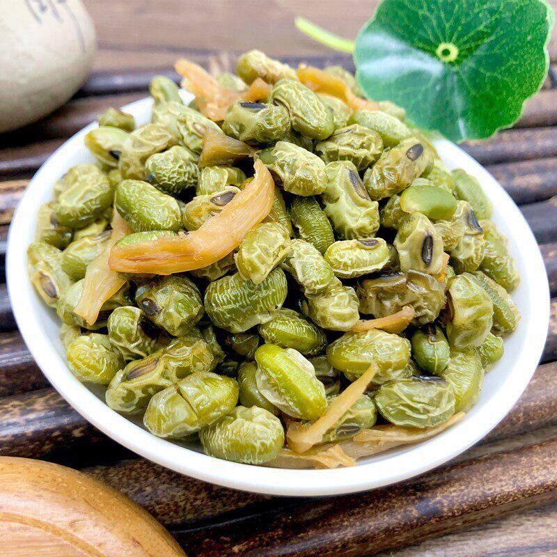 青豆笋丝笋干毛豆茴香豆袋装卤味笋丝青豆即食零食特产农家小吃
