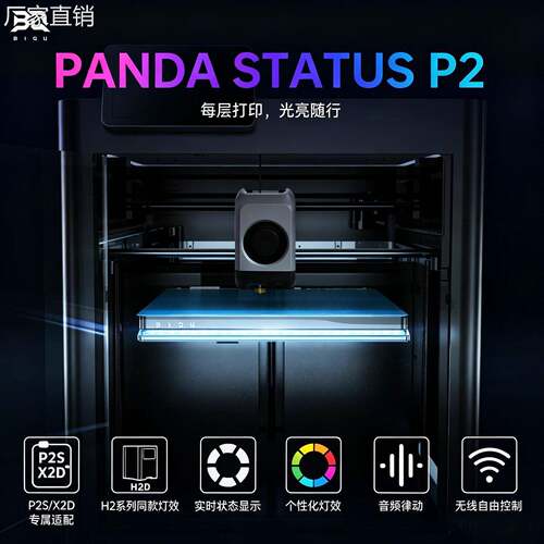 BIQU Panda Status P2升级 Panda Tap 适配拓竹P2S/X2D