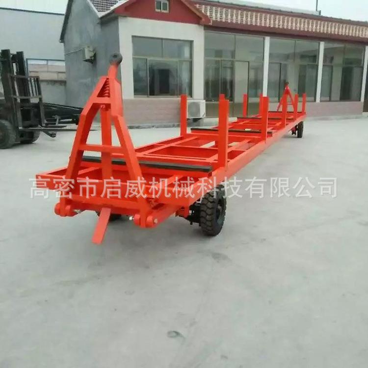 可移动运输工具车厂家双向牵引框架车7吨平板拖车