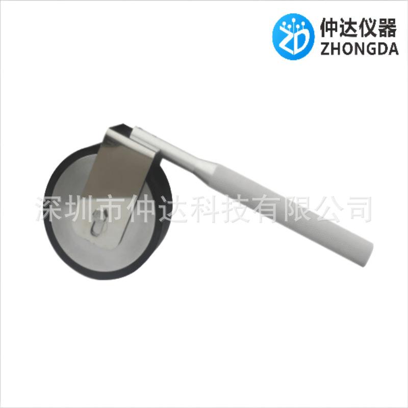 仲达胶带保持力标2KG手动碾压轮剥离力压辊胶带持粘性试验机滚轮