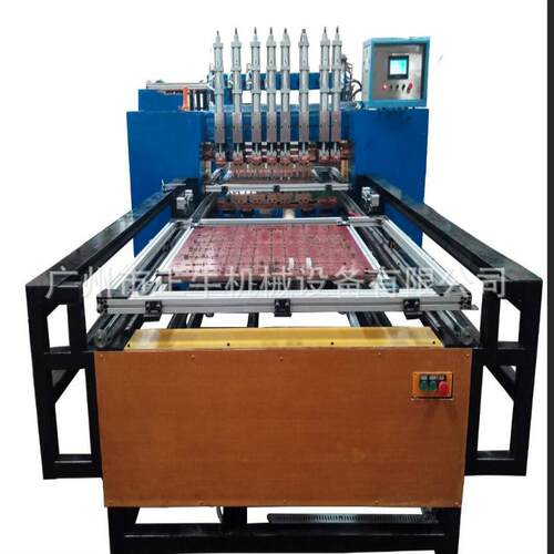 全自动电缆钢网桥架龙门排焊机多头T形碰焊机光伏支架焊接机